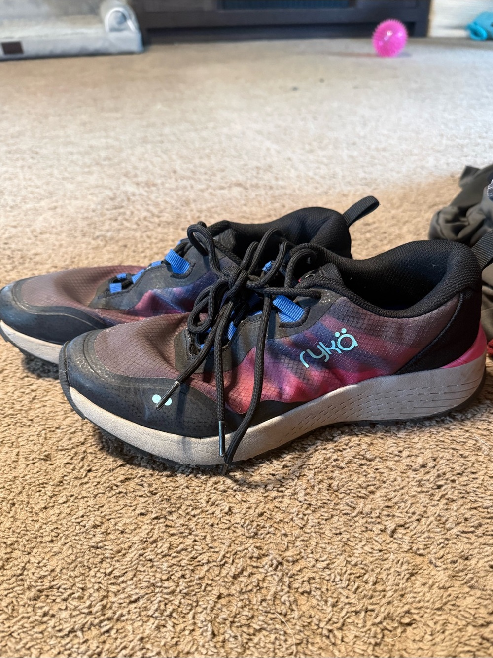 Ryka Women’s Pink Purple Black Active Sneakers